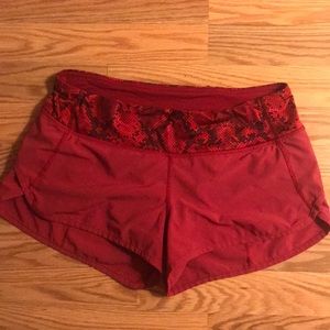 Lululemon running shorts